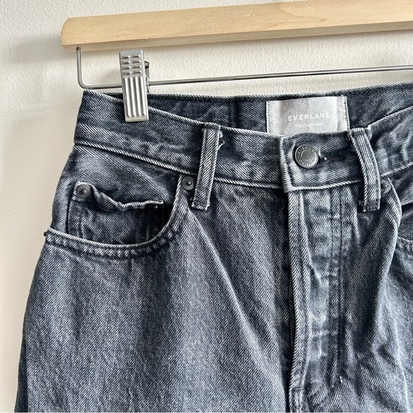 Everlane The Original Cheeky Jean Limited Edition Washed Charcoal Size 23 - Picture 7 of 11